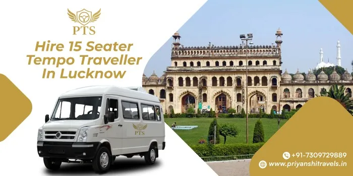 15 Seater Maharaja Tempo Traveller in Lucknow | 15 Seater Luxury Tempo Traveller on Rent in Lucknow - Priyashi Travel Services
