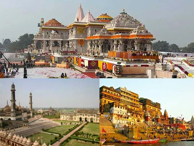Lucknow Local – Ayodhya Ji – Prayagraj – Varanasi Tour Package | 4 Days / 1000 Kms | Priyanshi Travel Services Starts At Rs. 27000